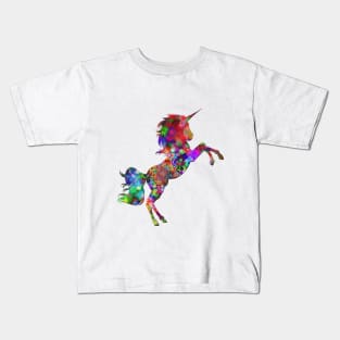 unicorn colorful Kids T-Shirt